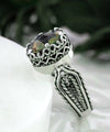 Alexandrite Gemstone Women Sterling Silver Cocktail Ring