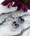 Amethyst Gemstone Sterling Silver Woman Drop Earrings - Filigranist Jewelry