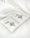North Star Polaris 925 Sterling Silver Filigree Dangle Earrings