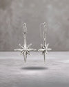 North Star Polaris 925 Sterling Silver Filigree Dangle Earrings