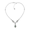 alexandrite gemstone filigree art sterling silver women necklace