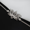 Filigree Art Sterling Silver Lotus Flower Woman Link Bracelet FiligranIst