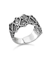 Sterling Silver Filigree Art Woman First Knuckle Band Ring FiligranIst