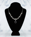 Filigree Art Black Onyx Gemstone Women Silver Princess Necklace - Filigranist Jewelry