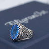 FS-4017-05-925-Sterling-Silver-Filigree-Art-Blue-Quartz-Gemstone-Oval-Cocktail-Ring-
