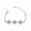 Filigree Art Sterling Silver Amethyst Gemstone Woman Adjustable Link Bracelet - Filigranist Jewelry