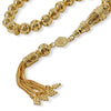 Gold Plated Sterling Silver Filigree Art 33 Beads Tasbih Prayer Beads - Filigranist Jewelry