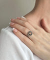 Pink Chalcedony Gemstone Sterling Silver Women Cocktail Ring