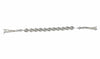 925 Sterling Silver Filigree Art 11 Pieces Lace Beads Stress Chain Tasbih