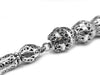 925 Sterling Silver Filigree Art 11 Pieces Lace Beads Stress Chain Tasbih