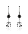 Sterling Silver Filigree Art Gemstone Dangle Women Apple Earrings