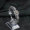 Sterling Silver Filigree Art Daisy Flower Design Woman Link Bracelet