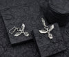 Sterling Silver Phoenix Filigree Drop Earrings Inspired by Greek Mythology