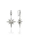 North Star Polaris 925 Sterling Silver Filigree Dangle Earrings