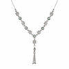 925 Sterling Silver Filigree Art Black Onyx Citrine Prasiolite Gemstone Y Design Tassel Choker Necklace