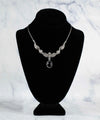 Filigree Art Black Onyx Gemstone Women Silver Princess Necklace - Filigranist Jewelry