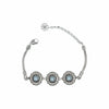 Sky Blue Topaz Gemstone 925 Sterling Silver Artisan Handcrafted Filigree Art Bracelet