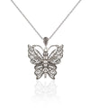 FS-2003-06-925-Sterling-Silver-Filigree-Art-Butterfly-Design-Pendant-Necklace-