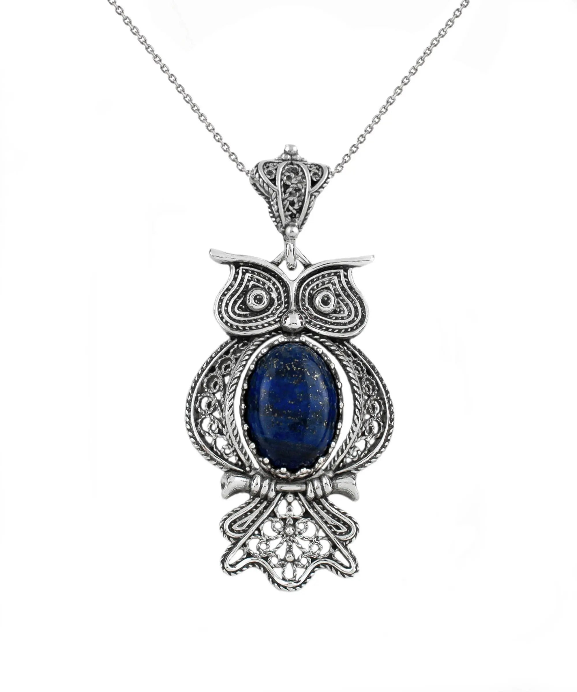 ◇HYERES LOR◇ Fenidor Silver (Y) Flat Necklace Lapis Lazuli HYERES LOR] Penidor Flat Silver (Y) Necklace ネックレス