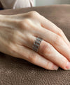 Filigree Art Sterling Silver Women Oval Design Band Ring - Filigranist Jewelry