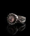 Pink Chalcedony Gemstone Sterling Silver Women Cocktail Ring
