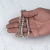 925-Sterling-Silver-Tasbih-Turquoise-Cube-33-Beads-Muslim-Prayer-Tasbih-Worry-Beads